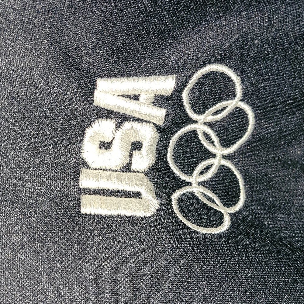 USA Olympic Committee Jacket. Made in USA. Size 2XL. Full-zip. Navy Blue - Picture 2 of 5